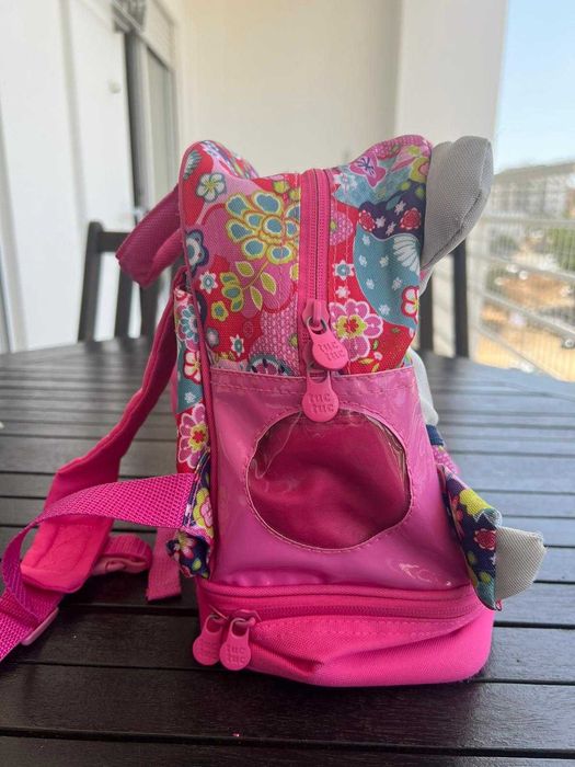 Mochila tuc tuc rosa criança