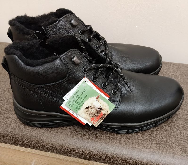 Trzewiki zimowe męskie RIEKER B5601-00