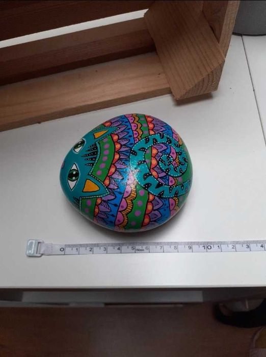 Malowany kamień, Rękodzieło, Kot, Kotek