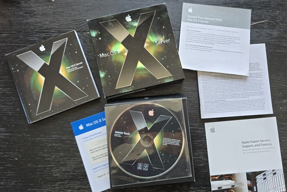 Oprogramowanie kolekcjonerskie zestaw Mac OSX serwer