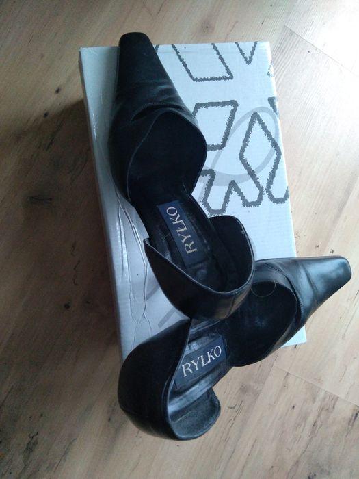 Buty damskie skórzane