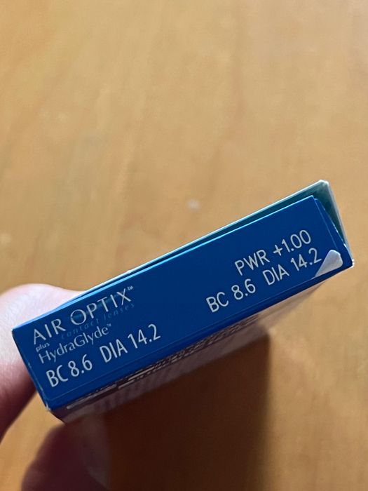 Soczewki Air Optix Alcon PWR +1.00