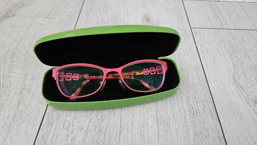 Oprawka okulary korekcyjne -2,50 -3.00 czerwone stylowe