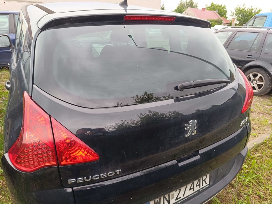Klapa pokrywa bagażnika Peugeot 3008 I lakier KTVD
