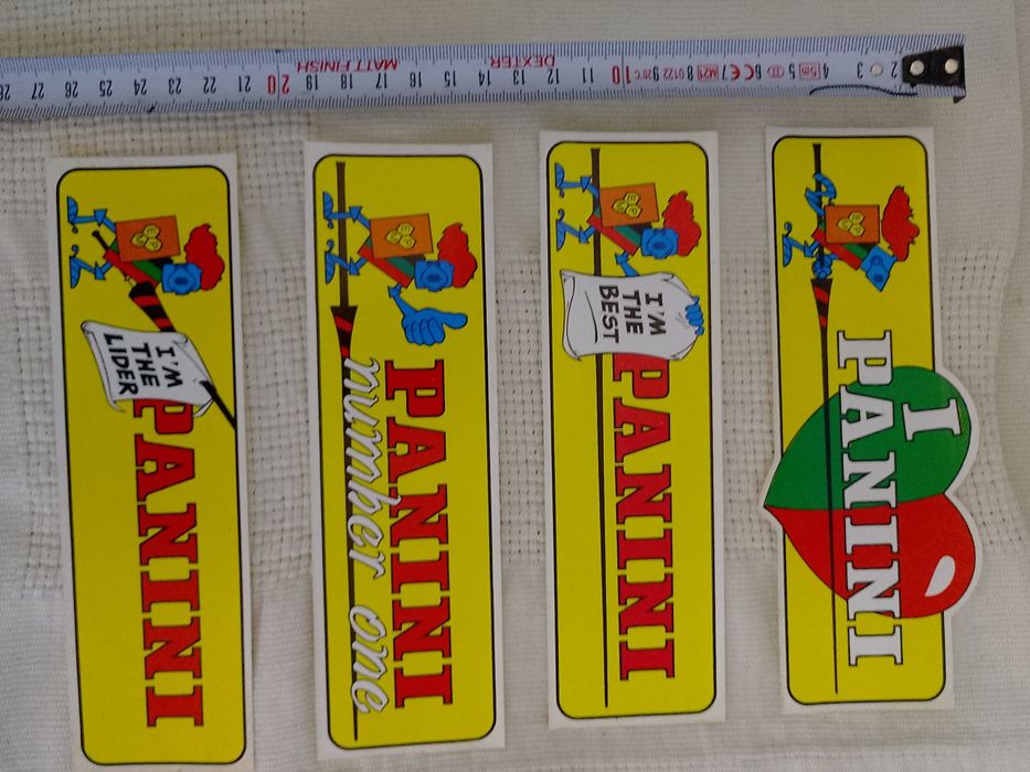 PANINI autocolantes antigos