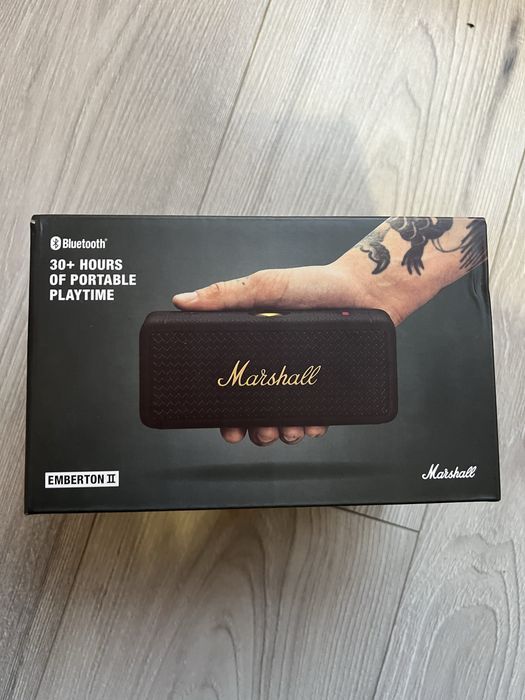 Портативна акустика Marshall Emberton II, колонка bluetooth