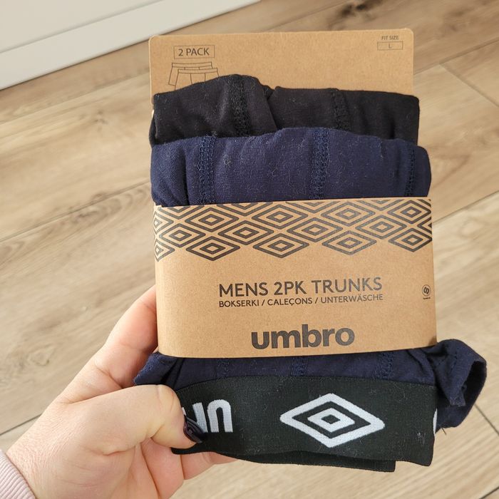 Bokserki męskie r.L UMBRO 2pak