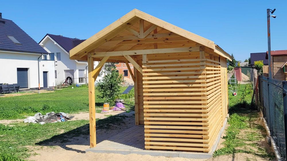 Domek Narzędziowy PAWEŁ z Altaną 2w1 Producent DREWNOTRIK.PL