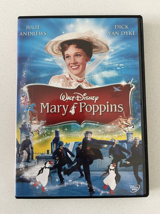 Mary Poppins – DVD Julie Andrews e Dick Van Dyke – Clássico Disney