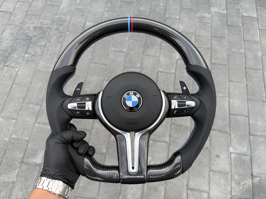 карбон м руль ОРИГІНАЛ airbag bmw f30 f15 f25 f10