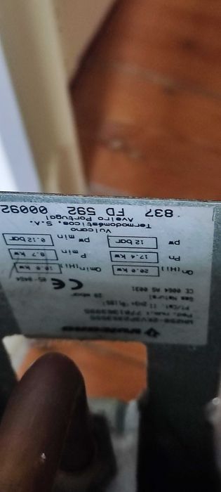 Esquentador Vulcano modelo Zeus