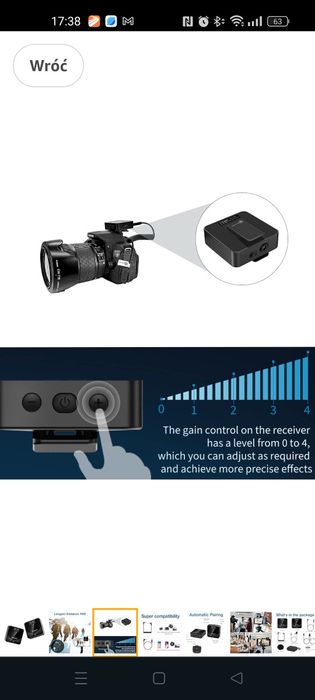 Lococo , bezprzewodowy mikrofon do przypinania