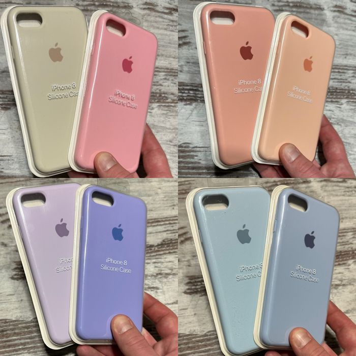 Чехол Айфон 8 silicon case iPhone 8 силиконовый чехол для айфон 70шт