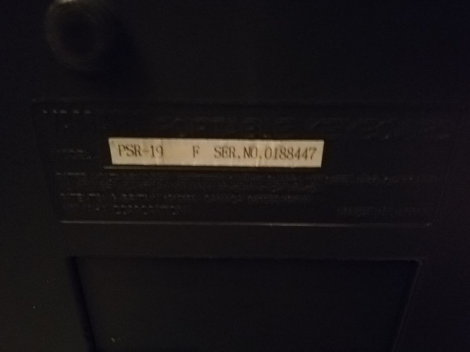 Yamaha Psr 19 zasilacz