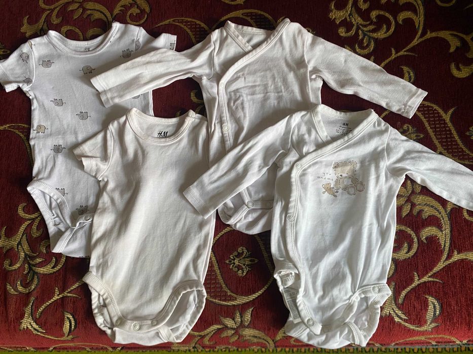 Набір комплект бодіків Н&М 2-4 міс ,62 р