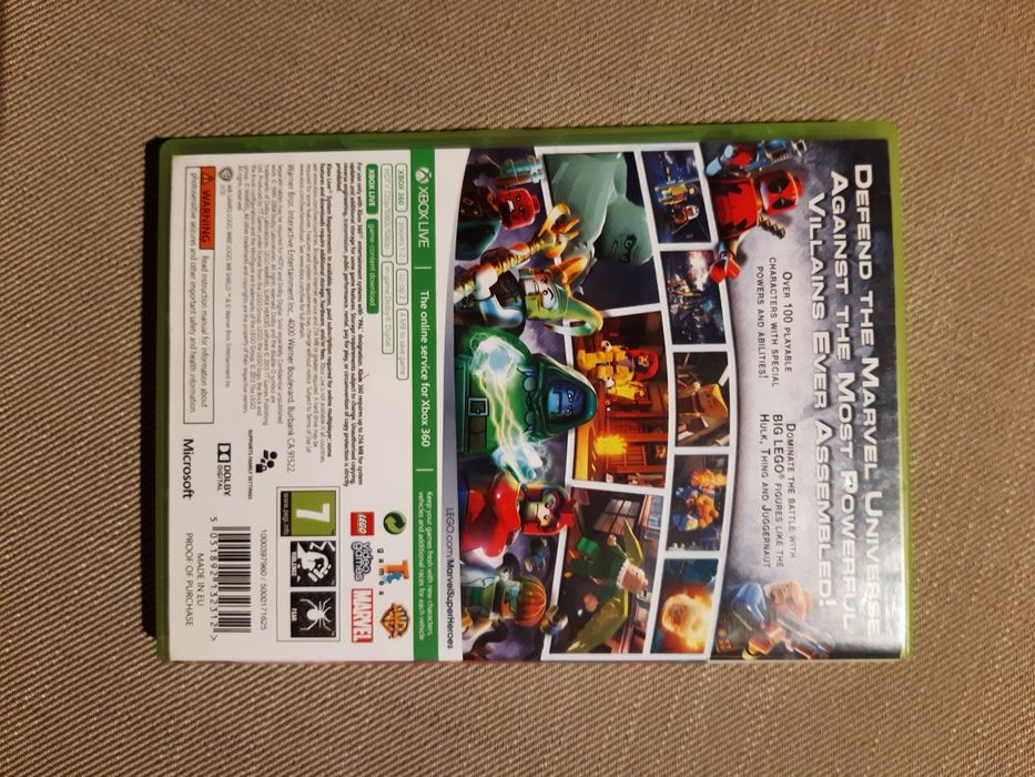 Gra LEGO Marvel Super Heroes na xbox 360