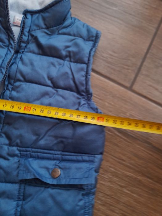 Kamizelka dziecieca 18-23 m-c + płaszczyk przeciwdeszczowy + t-ischert