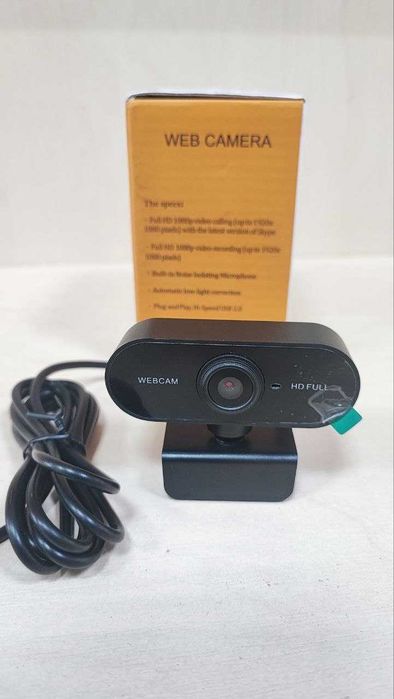Веб-камера USB FullHD eMastiff 1080P Webcam Mini з мікрофоном Free Driver (HDWebP)