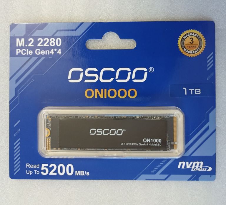 Новый M.2 nvme ssd на 1tb OSCOO ON1000 gen4x4 pci4.0