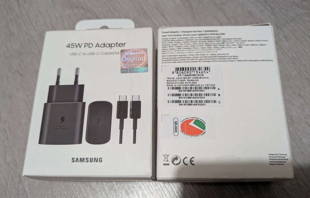 Зарядний пристрій Samsung 45w та 25w Original