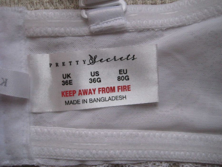 Pretty Secrets stanik 80E 80G 36E strapless samonośny odpinane rami