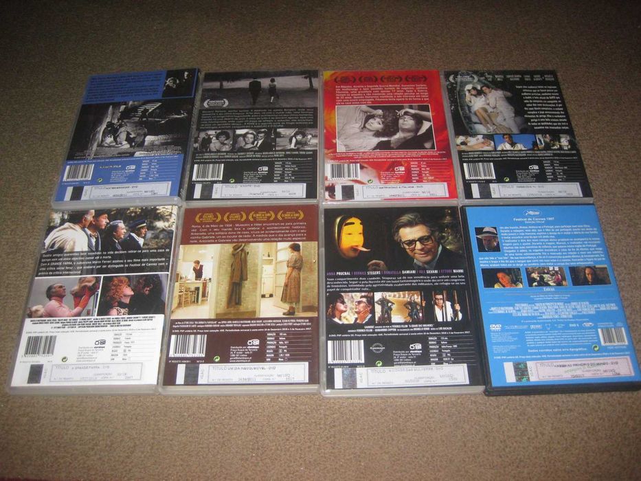 8 DVDs com Marcello Mastroianni