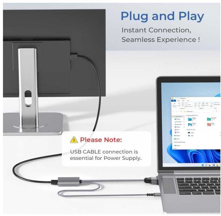 Konwerter VGA do HDMI 1080P z Audio Elebase
