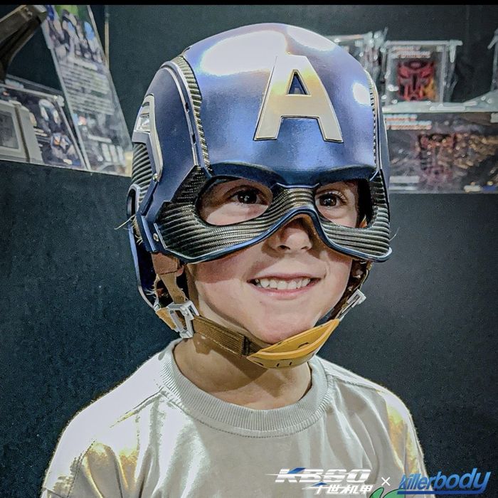 Hełm Kapitan Ameryka Cosplay Avengers