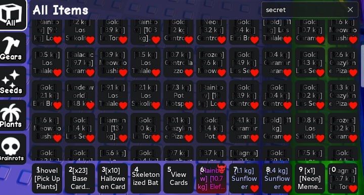 Продаю брейнротів в Plants vs brainrots