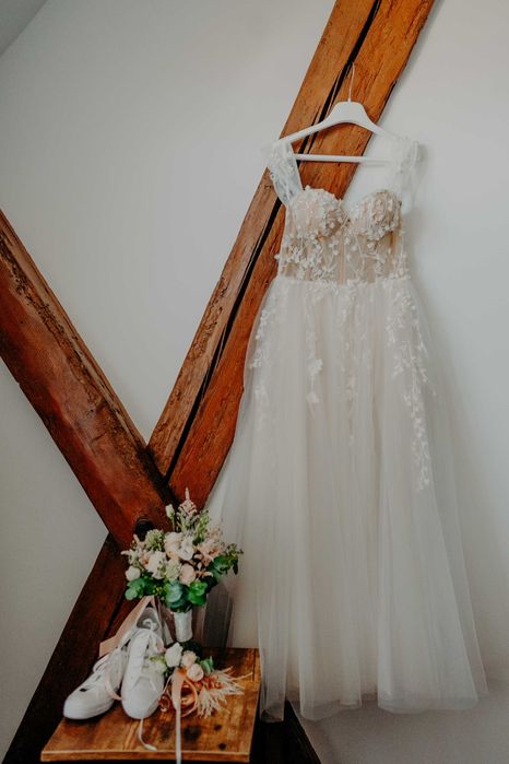 romantyczna suknia ślubna