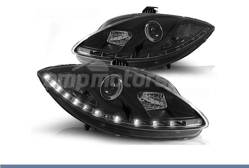 FAROIS DIANTEIROS LUZ DIURNA LED PARA SEAT LEON / TOLEDO / ALTEA 1P