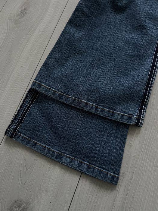 Джинсы средняя высокая талия винтаж 36 38 клеш bootcut flared 2000s