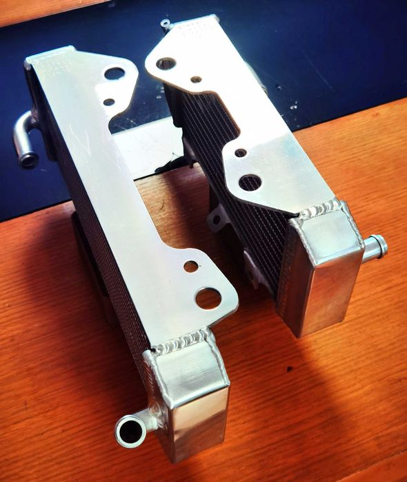 Radiadores KXF250 e KX250F de 2017 e 2018 Alumínio de Alta Performance