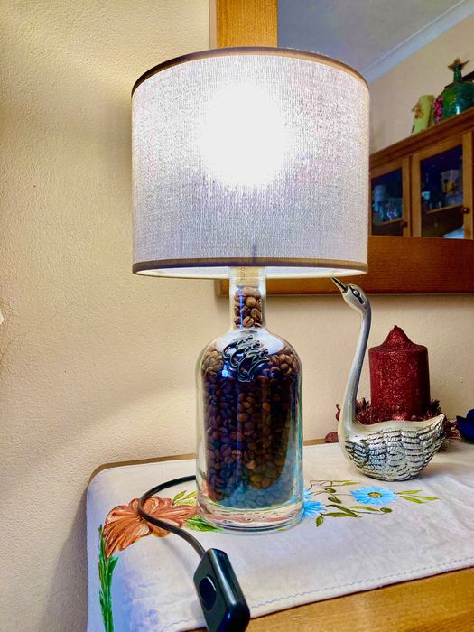 Candeeiros garrafa vidro 2uni