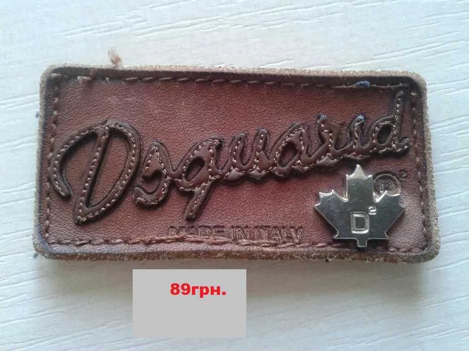 DSQUARED2, PINKO,-лейбл/ярлык, кожа.