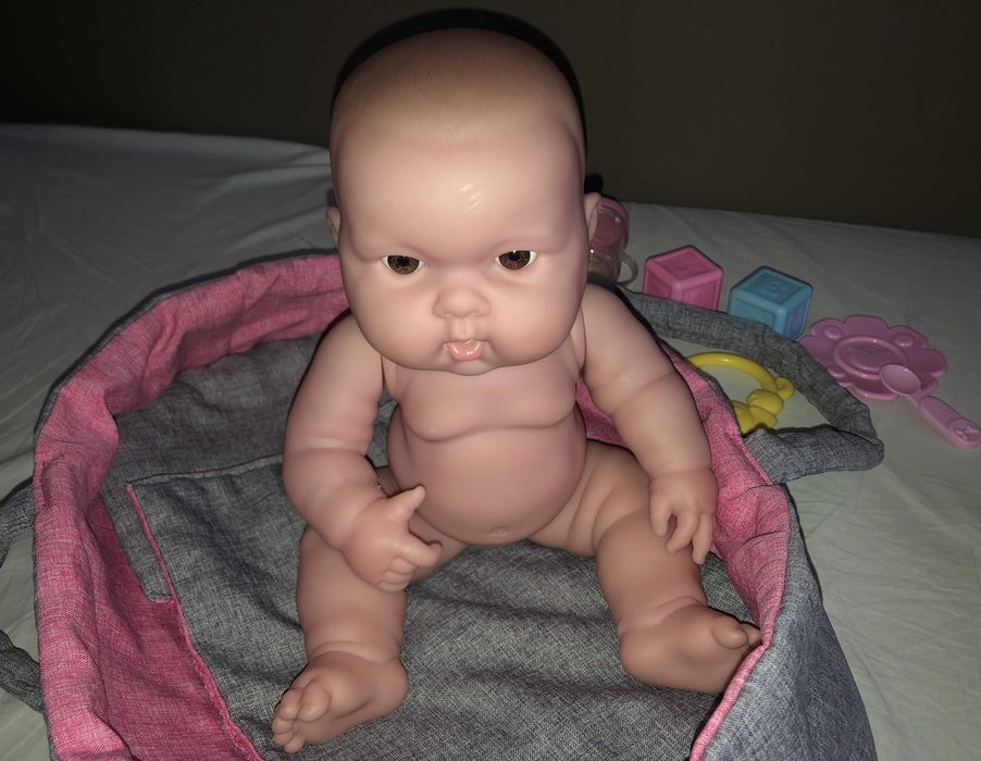 lalka Bobas berenguer newborn z dodatkami