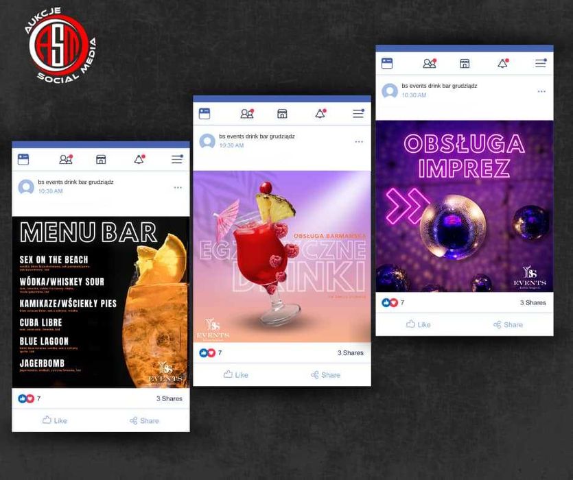 Prowadzenie Social Media Obsługa Facebook Instagram TikTok rolki reels