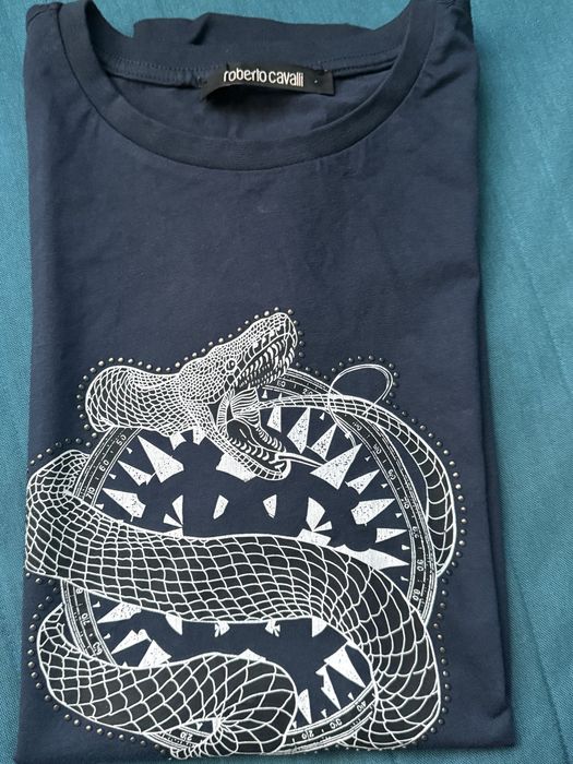 Tshirt Roberto Cavalli, XL, stan jak nowy