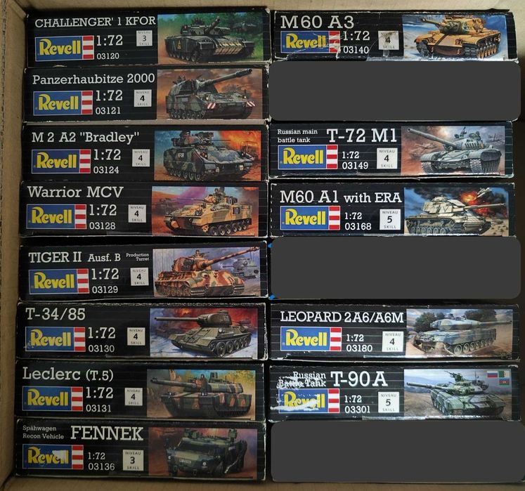 Modelos Viaturas Militares Revell escala 1/72
