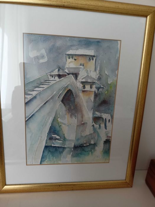 Obraz pt. Most w Mostarze.