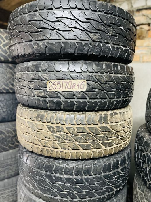 Продам 265/70 р16 шини М+S,всесизон,літо,А/Т