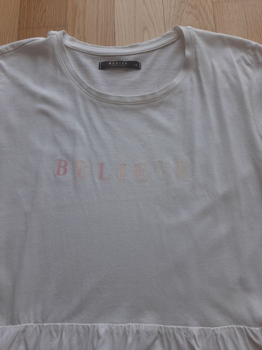 Bluzka bawełniana z falbanką