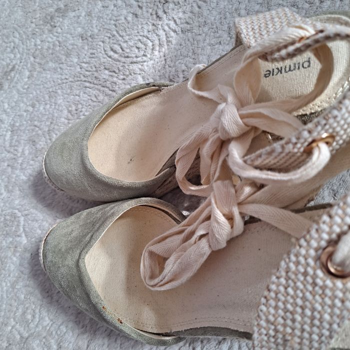Koturny espadryle Pimkie 41 juttowe oliwkowe
