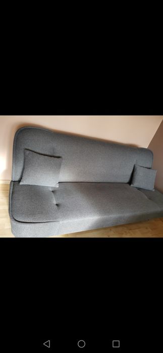 Sofa dwuosobowa szara