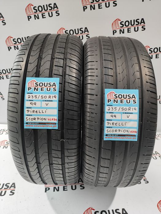 170 Euros 2 pneus semi novos 235-50R19 99V Pirelli - Oferta dos Portes