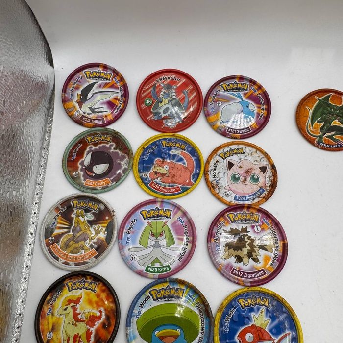 Tazo Pokemon Metalowe Vintage