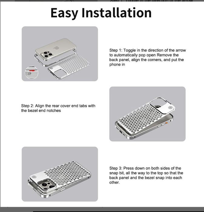 Металевий чохол на Айфон 14, iphone 14