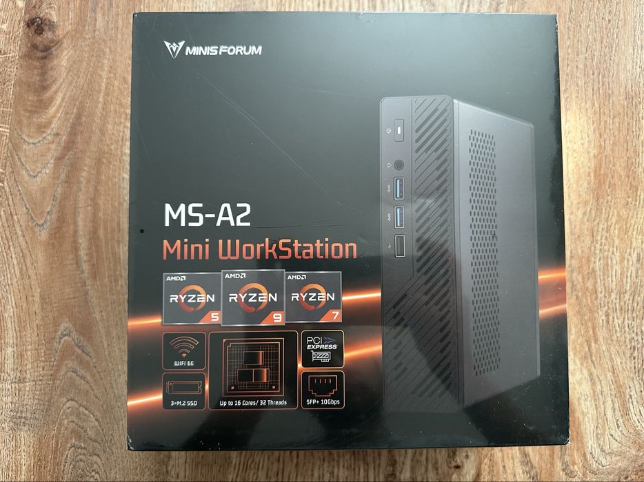 Minisforum MS-A2 Ryzen 9 9955HX – NOWY, NIEOTWIERANY (barebone)