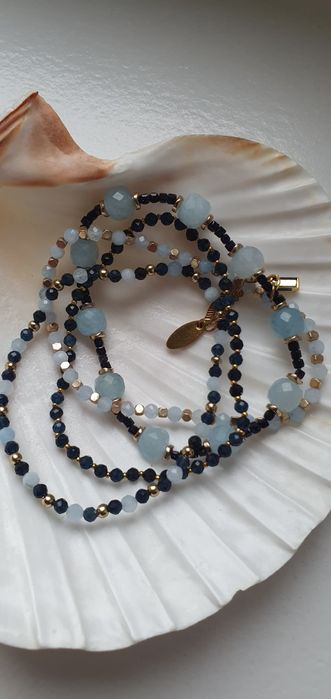 Komplet 4 bransoletek z kamieni naturalnych