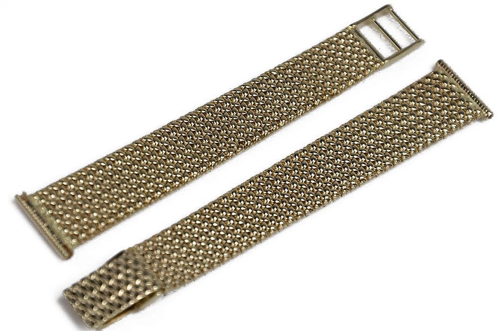 Złota bransoleta 14k 585 do zegarka damskiego lbw003y-W17